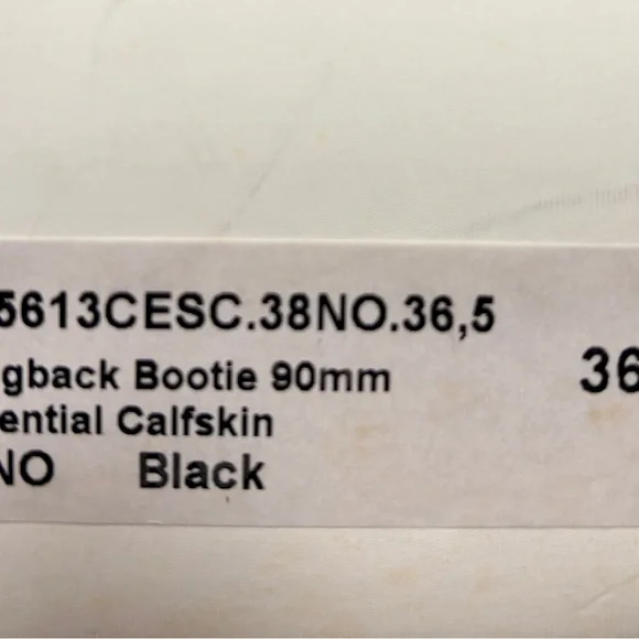 Celine Black Leather Heeled Boots - Picture 4 of 4